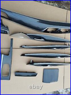 BMW F90 M5 G30 G31 Interior Trim Set Carbon Fiber NEW OEM KIT RHD