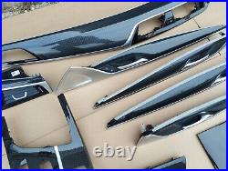 BMW F90 M5 G30 G31 Interior Trim Set Carbon Fiber NEW OEM KIT RHD