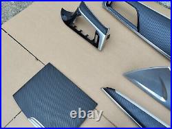 BMW F90 M5 G30 G31 Interior Trim Set DRY Carbon Fiber MATT NEW OEM KIT RHD