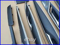 BMW F90 M5 G30 G31 Interior Trim Set DRY Carbon Fiber MATT NEW OEM KIT RHD