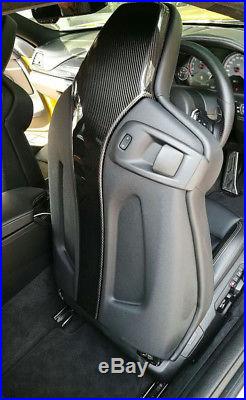 BMW M3 M4 Carbon Fibre Interior Seat Back Cover fits BMW F80 F82 4 pcs