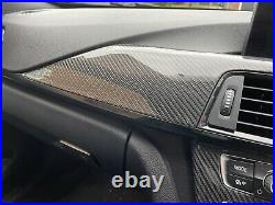 BMW M4 F82 Carbon Fiber Interior Trims Set Carbon Skinning Service