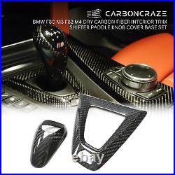 BMW Real Carbon Fibre Interior Gear Knob & Base M2 M3 M4 F87 F80 F82 F83 RHD