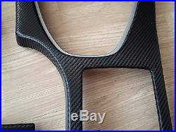 BMW X5 E53 Black Carbon Fiber Wrapped Interior Trim Set