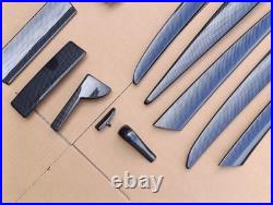 BMW X5 E53 Carbon Fiber DIPPED Interior trim set 11 PCS RHD