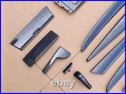 BMW X5 E53 Carbon Fiber DIPPED Interior trim set 11 PCS RHD