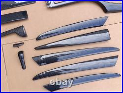 BMW X5 E53 Carbon Fiber DIPPED Interior trim set 11 PCS RHD