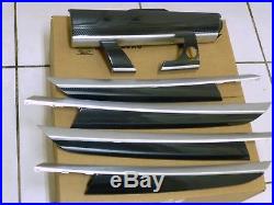 BMW X5 X6 E70 E71 Epoxy Gloss Carbon Fiber Wrapped Interior Trim Set (9pcs)