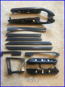 BMW e46 330 330i Coupe Vvivid Wrapped Black Carbon Fiber Interior Trim Set (OEM)