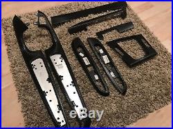 BMW e46 Coupe/Convertible Black Carbon Fiber Wrapped Interior Trim Set