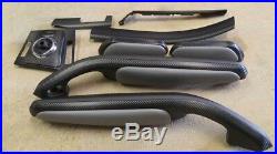 BMW e46 M3 330 325 Coupe Black Carbon Fiber Wrapped Interior Trim Set SERVICE