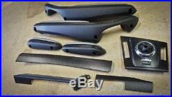 BMW e46 M3 330 325 Coupe Black Carbon Fiber Wrapped Interior Trim Set SERVICE