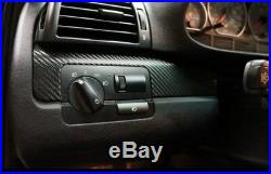 BMW e46 M3 330 325 Coupe Black Carbon Fiber Wrapped Interior Trim Set SERVICE