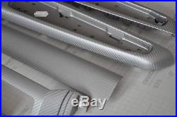 BMW e46 M3 Coupe Silver Carbon Fiber Wrapped Interior Trim Set