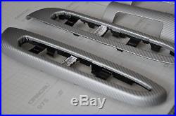 BMW e46 M3 Coupe Silver Carbon Fiber Wrapped Interior Trim Set