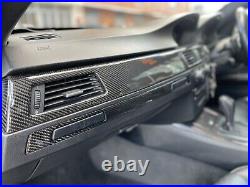 BMW e92 pre lci ccc idrive carbon fiber interior trims set skinning service