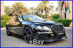 Bently continental gt Carbon Fiber body kit front lip side skirt diffuser