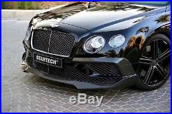 Bently continental gt Carbon Fiber body kit front lip side skirt diffuser