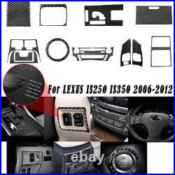 Best Carbon Fiber Interior Full Set Cover Trim For LEXUS IS250 IS350 2006-2012