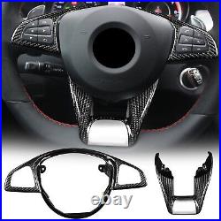 Black Carbon Fiber Steering Wheel Trim For Mercedes-Benz AMG W176 A45 W205 C63 Black Carbon Fiber Steering Wheel Trim For Mercedes-Benz AMG W176 A45 W205 C63