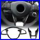 Black Carbon Fiber Steering Wheel Trim For Mercedes-Benz AMG W176 A45 W205 C63