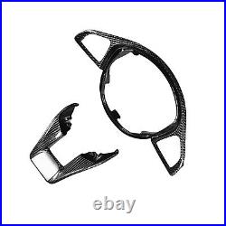 Black Carbon Fiber Steering Wheel Trim For Mercedes-Benz AMG W176 A45 W205 C63 Black Carbon Fiber Steering Wheel Trim For Mercedes-Benz AMG W176 A45 W205 C63