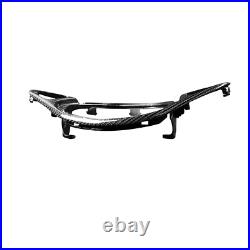 Black Carbon Fiber Steering Wheel Trim For Mercedes-Benz AMG W176 A45 W205 C63 Black Carbon Fiber Steering Wheel Trim For Mercedes-Benz AMG W176 A45 W205 C63