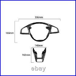 Black Carbon Fiber Steering Wheel Trim For Mercedes-Benz AMG W176 A45 W205 C63 Black Carbon Fiber Steering Wheel Trim For Mercedes-Benz AMG W176 A45 W205 C63