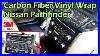 Black Carbon Fiber Vinyl Wrap Interior 3m DI Noc Nissan Pathfinder