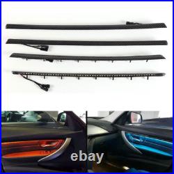Blue&Orange LED Car interior Ambient Lighting Door Trim For BMW 3 Series F30 F31