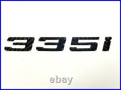 Bmw 335 335i Carbon Fiber Trunk Letters Badge Emblem