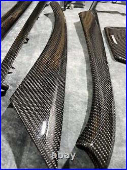 Bmw 6 series f12 f13 carbon fiber interior trims set carbon skinning service