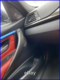 Bmw Carbon Fibre Interior Door Handle Cover Trims 4 Series F32 F33 M4 F82 F83