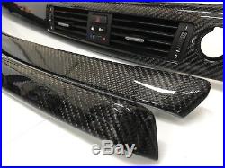 Bmw E90 E91 M3 Real Carbon Fibre Interior Dash Trim Door Console Set LCI CIC