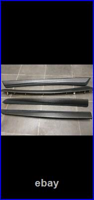 Bmw F10/F11 Interior Trims. Wrap With 3D Carbon Fiber & Alcantara. Good Quality