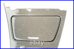 Bmw F12 Center Console Carbon Fiber Interior Trim 8052355