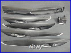 Bmw F16 X6 Black Textured Carbon Fibre Interior Trim Set (dash & Door Set)