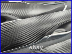 Bmw F16 X6 Black Textured Carbon Fibre Interior Trim Set (dash & Door Set)