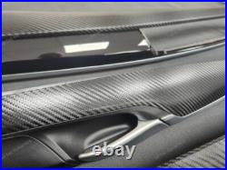 Bmw F16 X6 Black Textured Carbon Fibre Interior Trim Set (dash & Door Set)