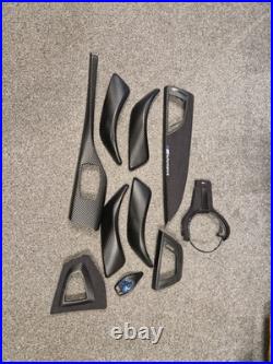 Bmw F20 140i Interior trims Full Set. Wrap With 3D Carbon Fiber & 100% Alcantara