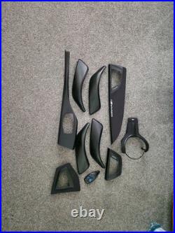 Bmw F20 140i Interior trims Full Set. Wrap With 3D Carbon Fiber & 100% Alcantara