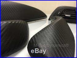 Bmw F20 F21 F22 F23 1 & 2-series Interior Trim Set 3d Carbon Fibre Gloss Black