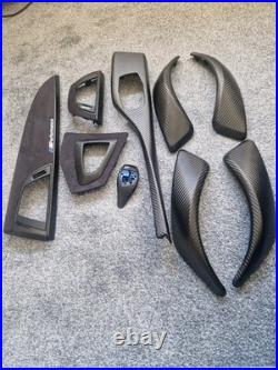 Bmw F20/F21/F22/ Interior trims. 98% Alcantara/ 3D Carbon Fiber