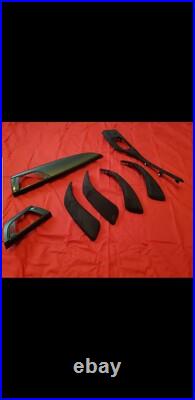 Bmw F20 Interior trims Wrap with 3D Carbon fiber and 99% Alcantara. Good quality