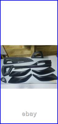 Bmw F20 Interior trims wrap 3D Carbon fiber & 100% Alcantara 9002 charcoal