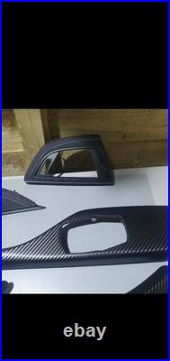 Bmw F20 Interior trims wrap 3D Carbon fiber & 100% Alcantara 9002 charcoal