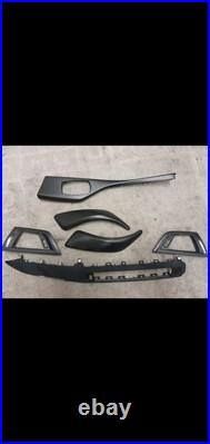 Bmw F21/F22/F23 140i Interior trims. Wrap with 3D black Carbon fiber & Alcantara