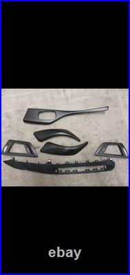 Bmw F21/F22/F23 140i Interior trims. Wrap with 3D black Carbon fiber & Alcantara