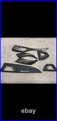 Bmw F21/F22/F23 Interior trims. Wrap With 3D Carbon Fiber & Black Alcantara