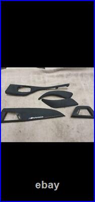 Bmw F21/F22/F23 Interior trims. Wrap With 3D Carbon Fiber & Black Alcantara